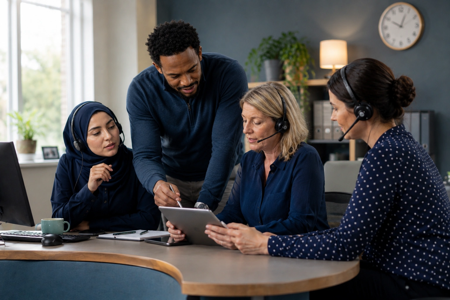Responsive recruitment team coordinating healthcare cover